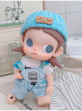 酷酷嘎子姐zsiga1/8娃衣蓝色帽子裤子套装可爱卡通玩偶换装娃衣