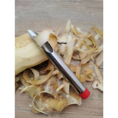 不锈钢老式土豆削皮器小铁皮刨子水果削皮刀家用去皮厨房刮皮器