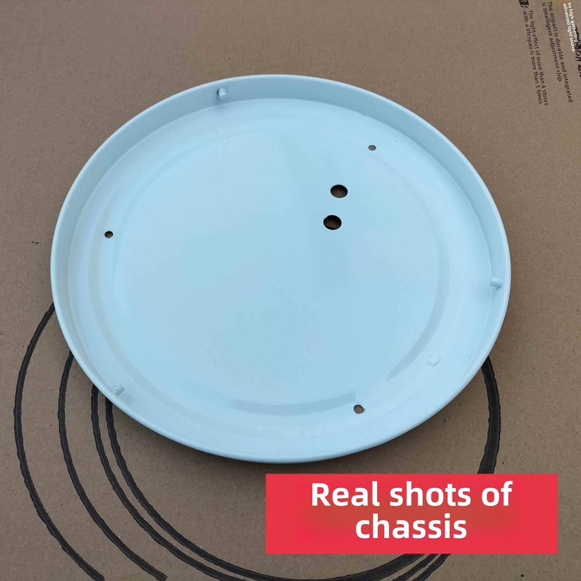 灯罩圆壳无灯头吸顶灯防眩光底座完整灯座底盘灯头