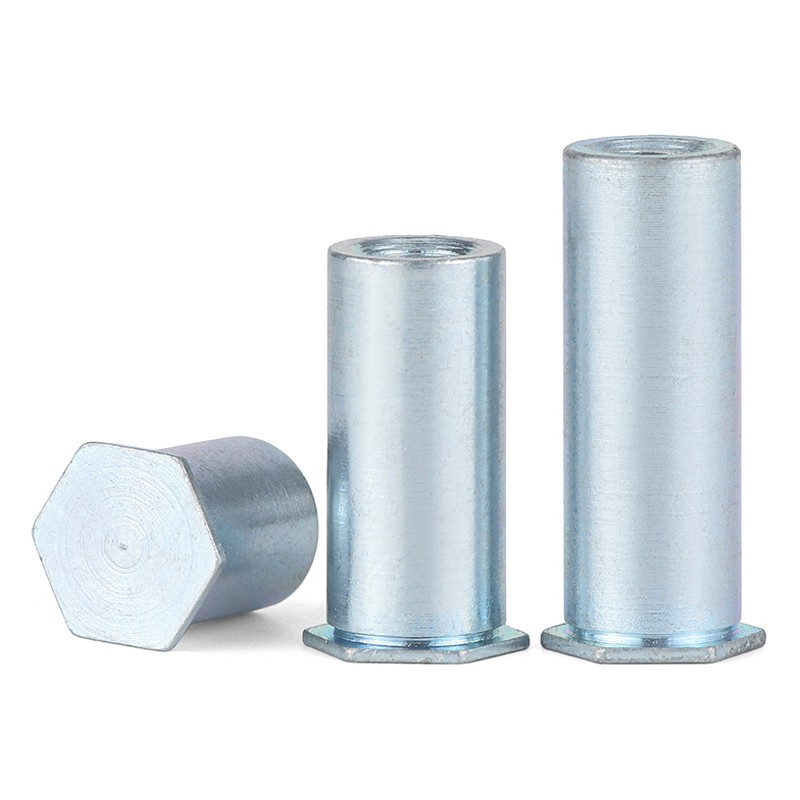 JG盲孔压铆螺柱压卯螺母柱BSO-3.5M4*12-5-6-7-8-9-10-14底孔7.2