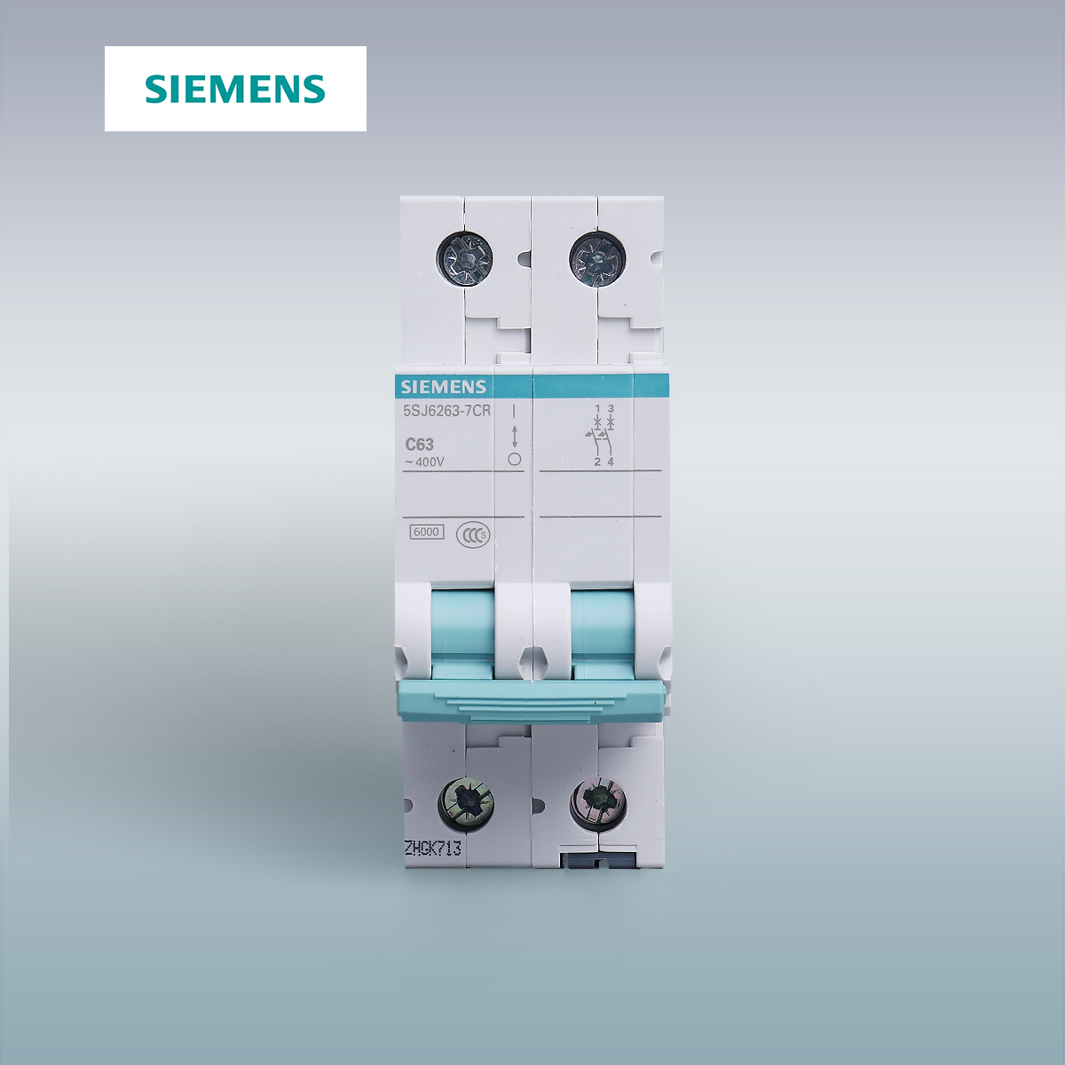 西门子空气开关家用断路器绿色环保2P63A总开官方旗舰店