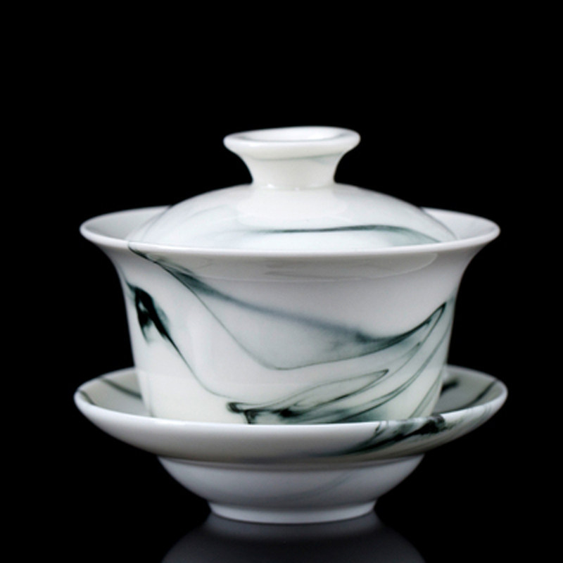 古色古香禅意国风盖碗