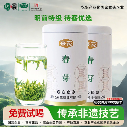 新茶采花春芽小罐装50g