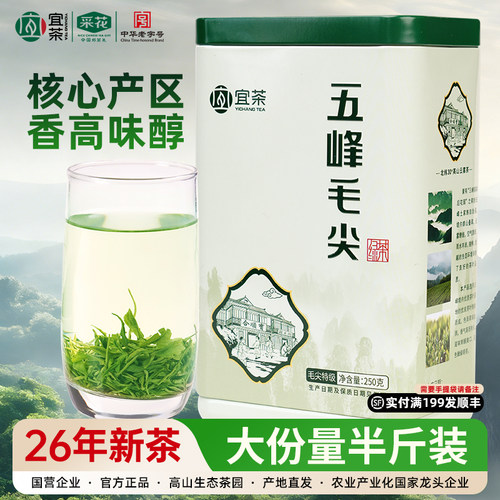 2026新茶上市峰绿茶雨前毛尖特级