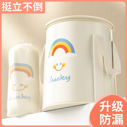 可折叠泡脚袋家用便携式过小腿冬天养生洗脚盆保温宿舍加厚足浴桶