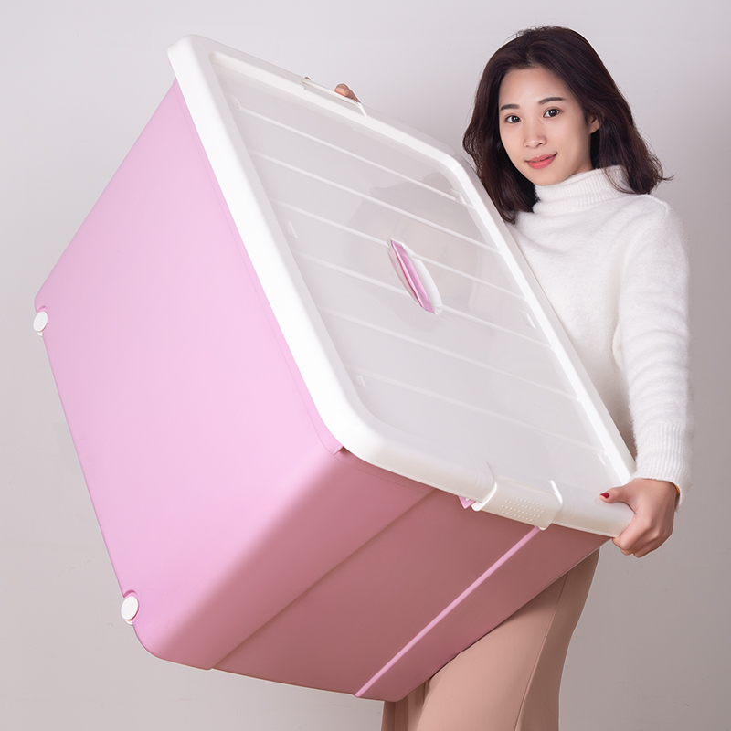 特大号塑料收纳箱衣服玩具有盖大号加厚家用清仓带轮储物箱整理箱在类目 收纳整理, 家庭收纳用具, 储物箱, 收纳箱中 - 来自Buy2taobao.com提供专业的淘宝代购服务
