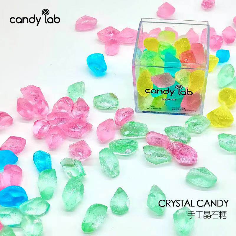candylab手工水晶糖果彩色透明高颜值糖果零食多巴胺配色新年礼物