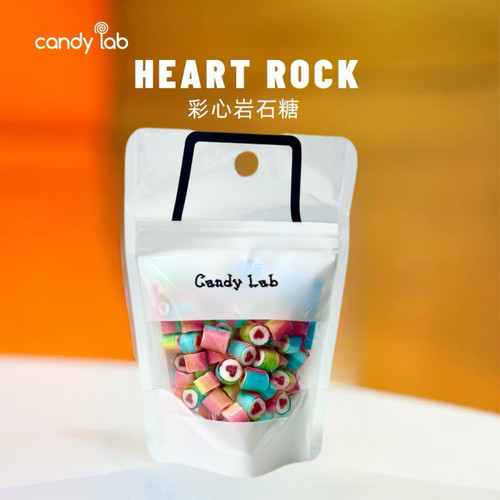 candylab手工切片水果味彩虹硬糖网红爆款儿童零食生日礼包岩石糖