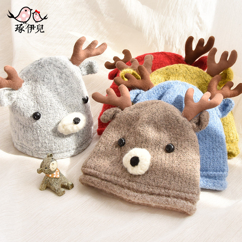 宝宝帽子秋冬天0-6月男女儿童保暖毛线帽婴儿纯棉针织冬帽可爱潮3|ruв категории Детская одежда, шляпа/шарф/маска/перчатки/наушники/ноги рукав, шляпа - от Buy2taobao.com для оказания профессиональной услуги покупки агента Taobao