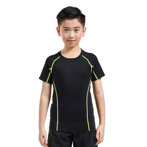 夏季儿童套装足球篮球打底紧身衣