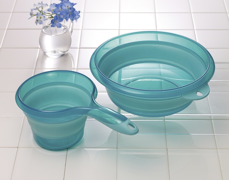 日本原装进口可折叠伸缩挂式水瓢