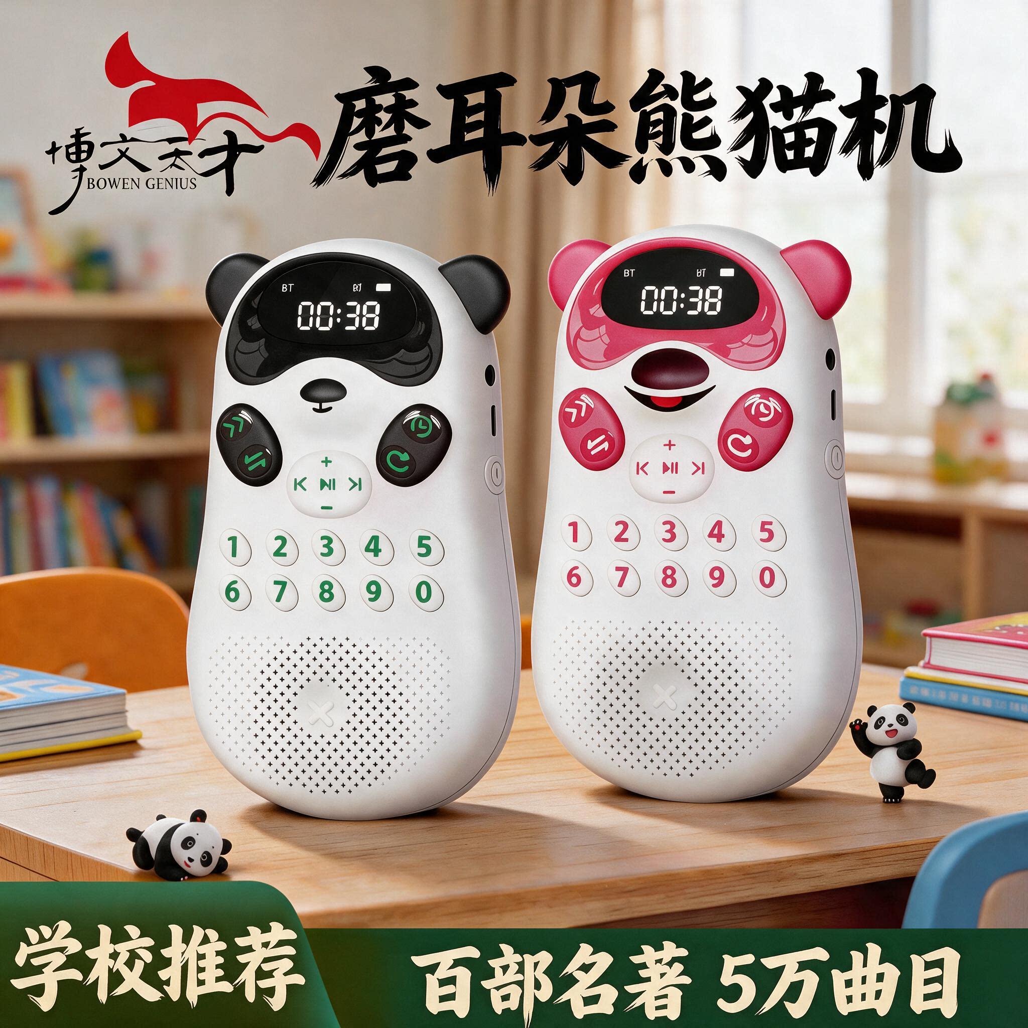 磨耳朵熊猫故事机儿童国学机图片