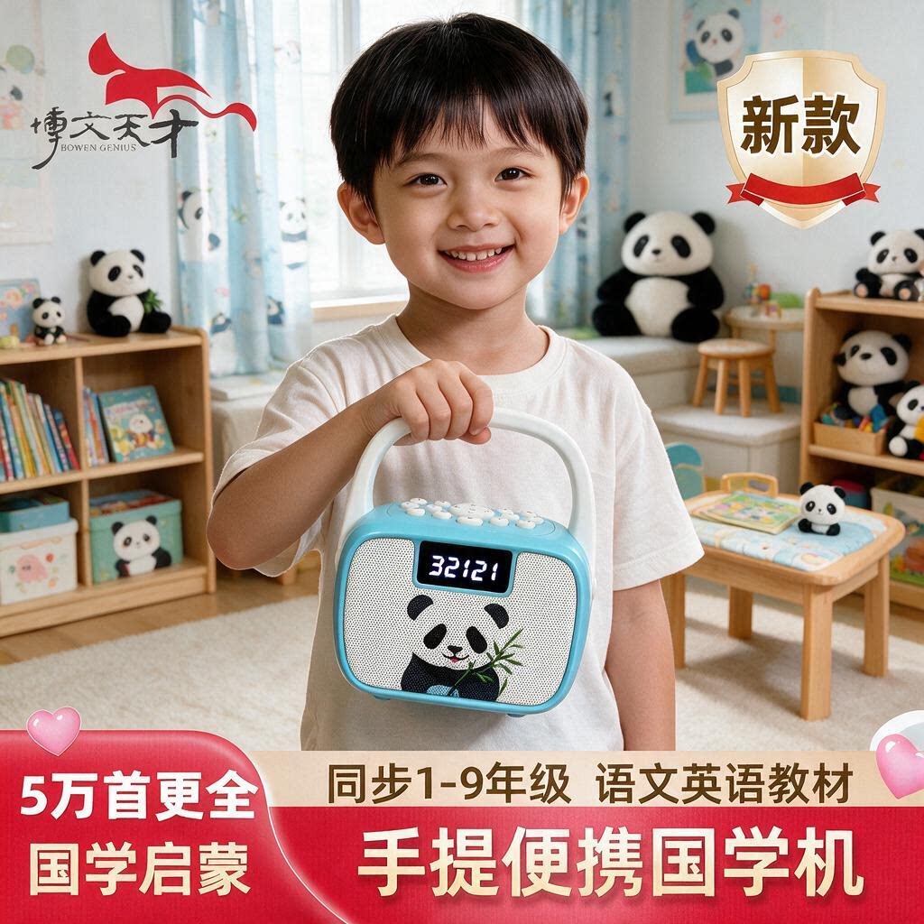 熊猫儿童国学故事机磨耳朵早教图片