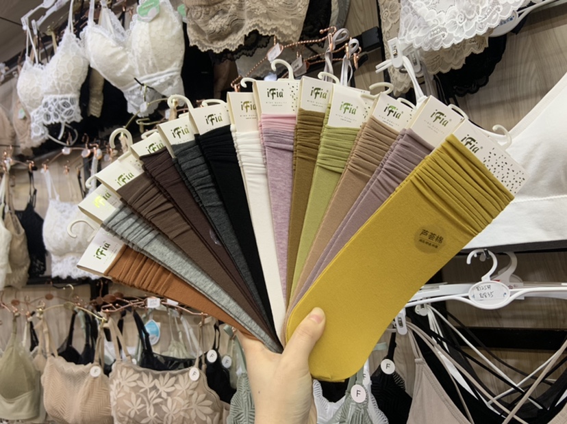 5双包邮丽菲扬iFia 芦荟棉堆堆袜润肤养足女士纯色薄款无跟堆堆袜