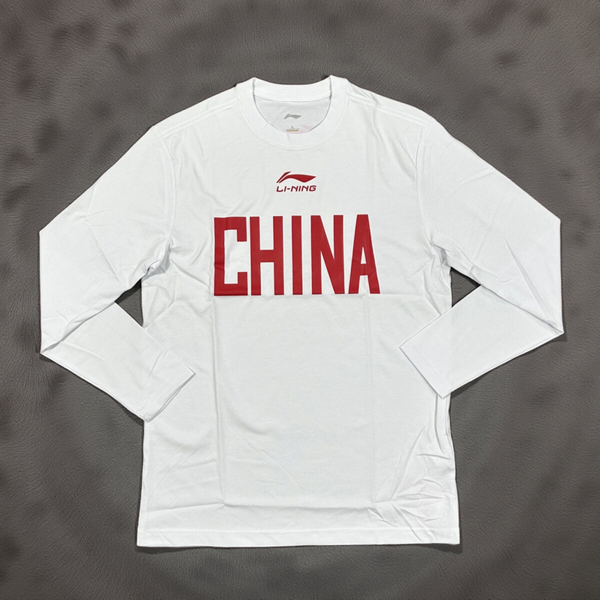 李宁长袖男大码T恤篮球国家队