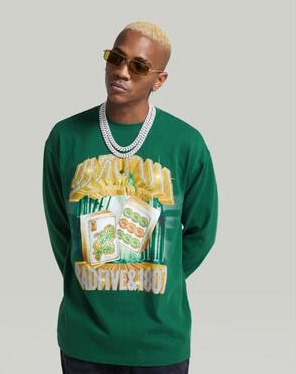 李宁男少不入川圆领秋冬长袖