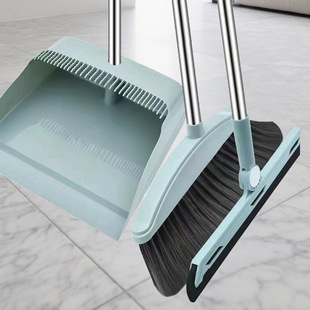 Broom and dustpan set with soft brush broom and dustpan 扫帚