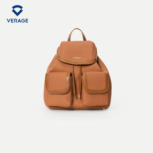 VERAGE/维丽杰双肩背包通勤背包休闲旅行工作包笔记本电脑包女士