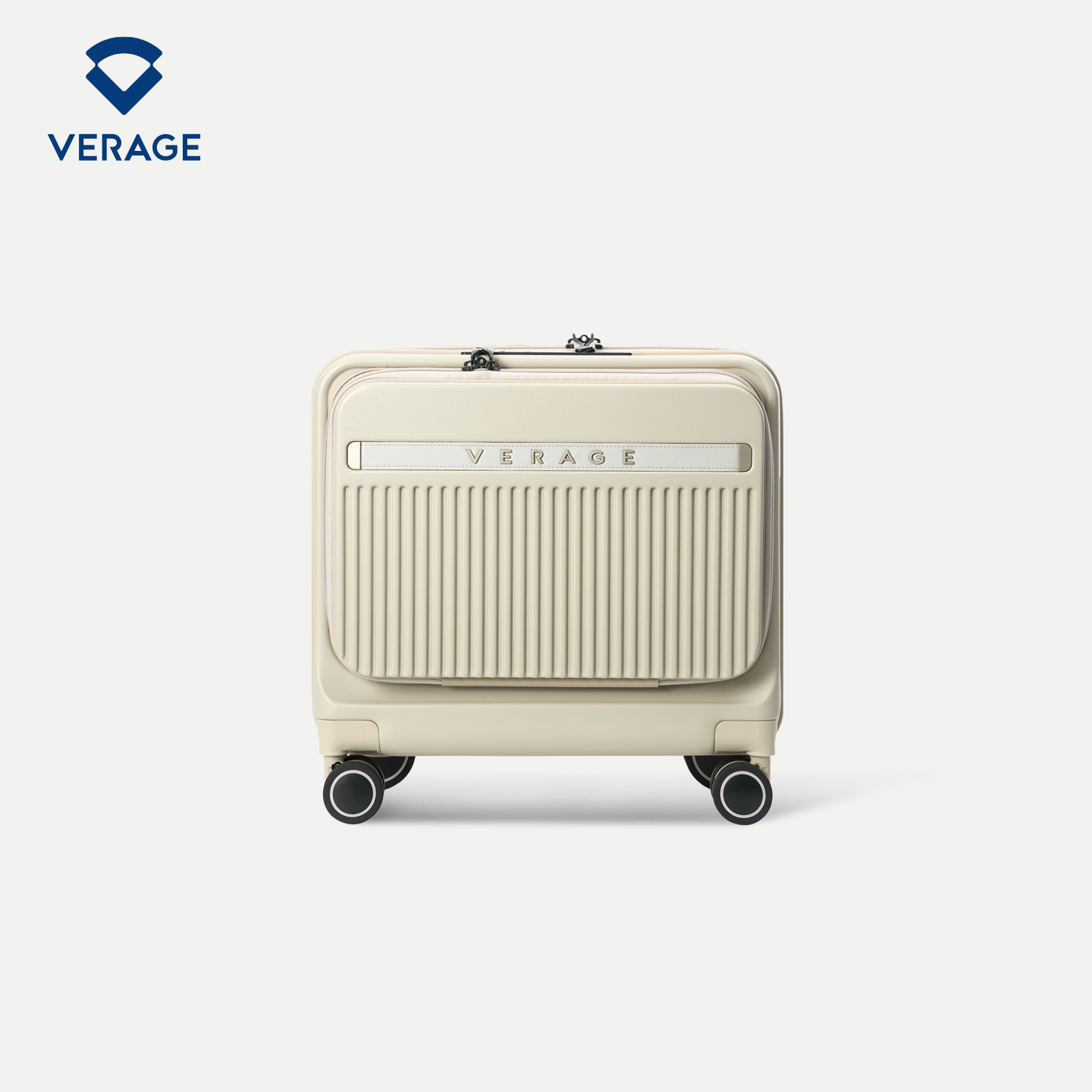 17寸行李箱前开口多功能登机箱