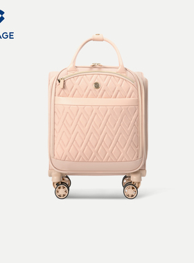VERAGE/维丽杰登机行李箱14寸女士商务拉杆旅行箱牛津布春秋航空