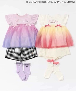 现货当天发日系三丽o库洛米女宝裙子连衣裙夏季可爱纱裙上衣裙
