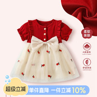 周歲女寶寶禮服嬰兒抓周公主裙