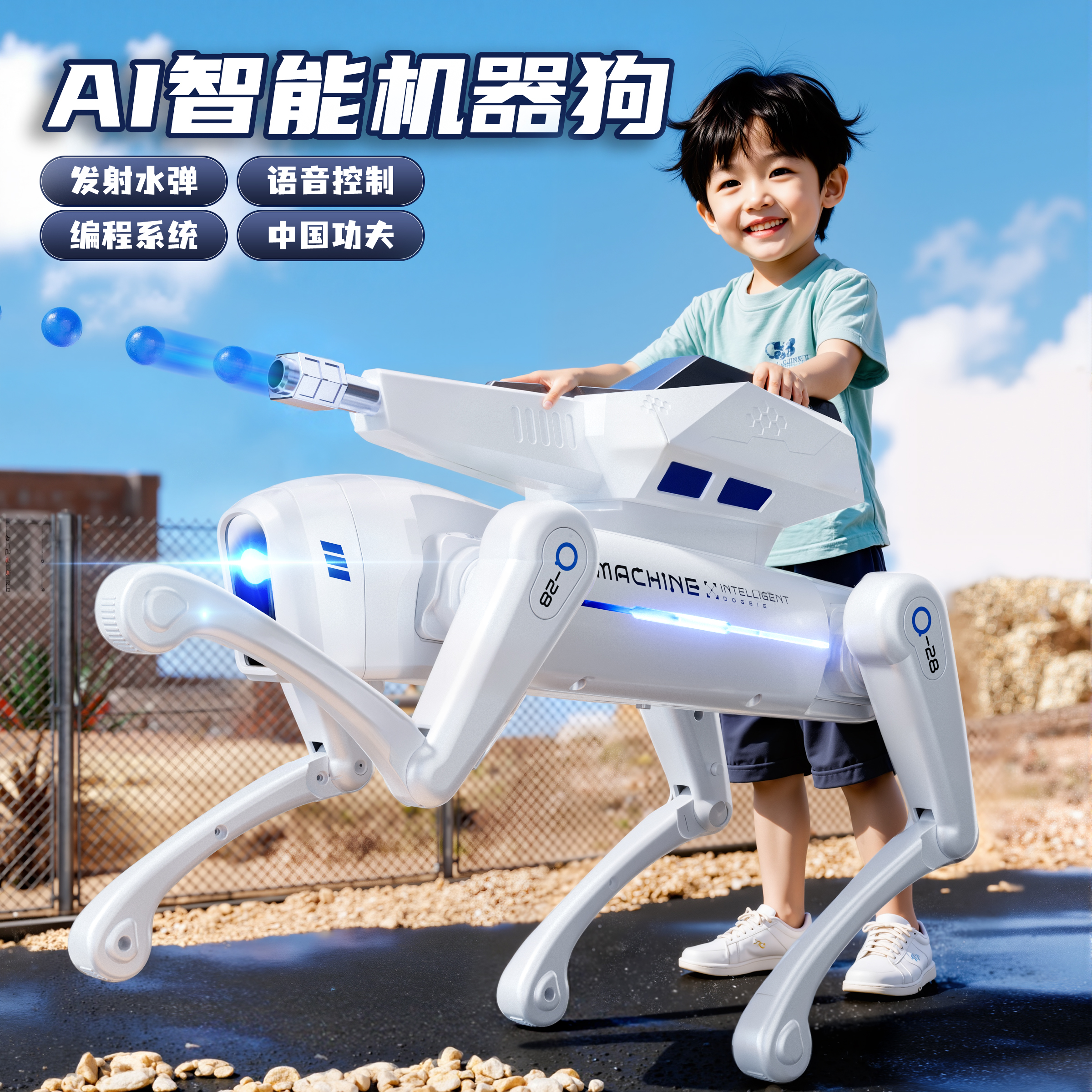 2025年新款【ai遥控智能机器狗】