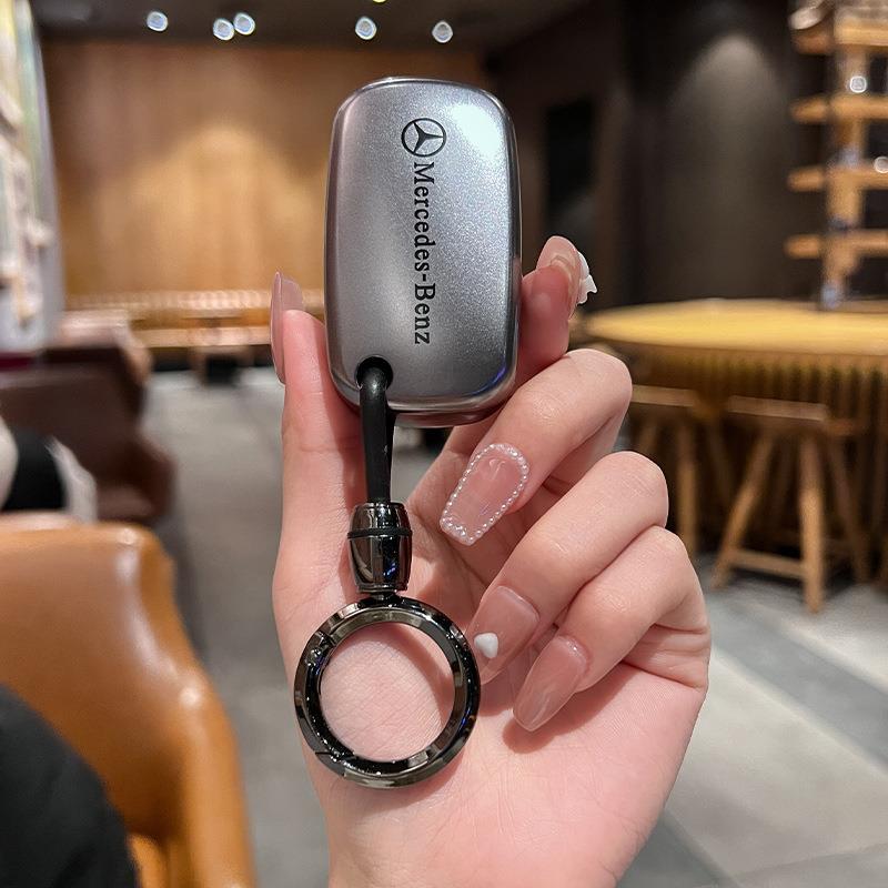 适用于奔驰smart钥匙套fortwo高档forfour女壳斯玛特车老款包扣