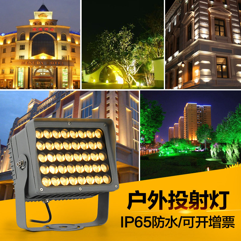 外墙射灯led户外防水投光灯洗墙灯照树灯室外园林绿化景观投射灯