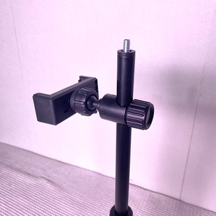 多机位双机位直播增位夹管夹后座手机支架扩展17mm球头多功能手机夹直播支架配件360度旋转俯拍增加手机位