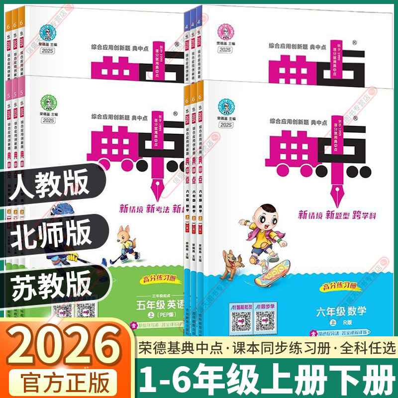 2026新版荣德基小学典中点
