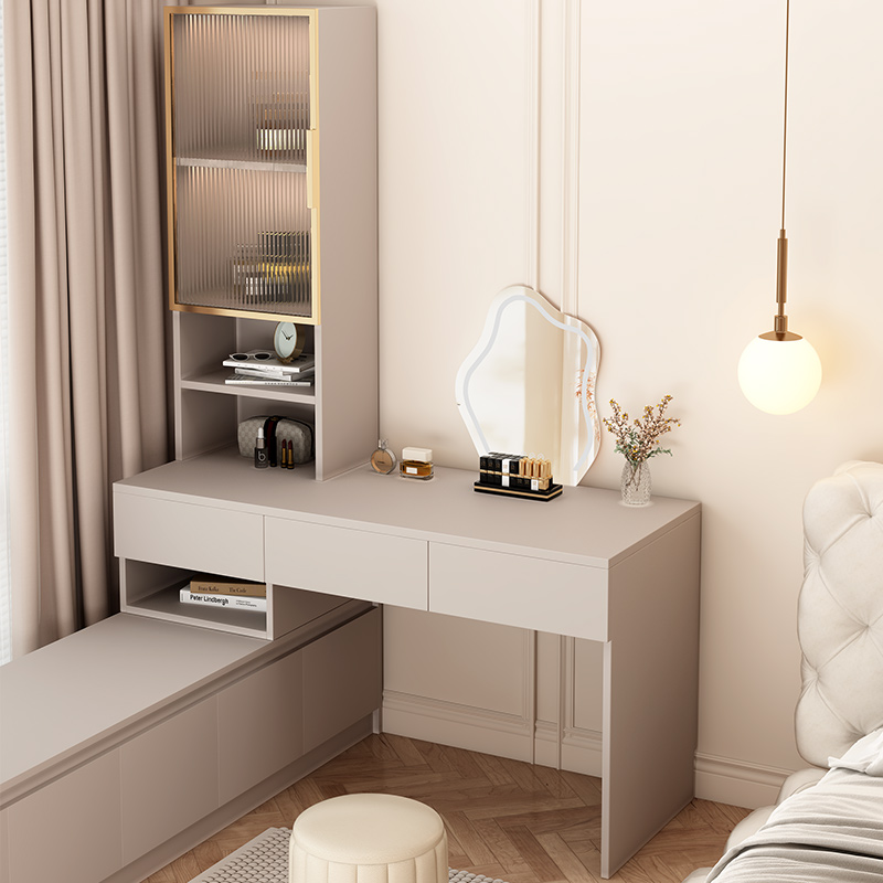 经济型梳妆台栖猫多功能收纳简约