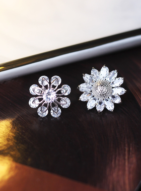 原创设计固定背带裤防滑迷你防走光小胸针女领口配饰薄开衫别针扣