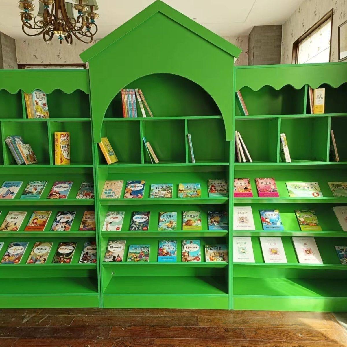 创意木质绘本馆儿童学校