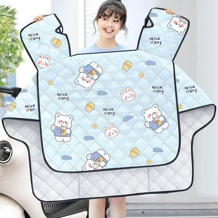 夏季电动车挡风被防雨遮阳罩四季通用防风防水电瓶春秋塑料其他