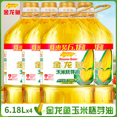 金龙鱼非转基因玉米胚芽油6.18L