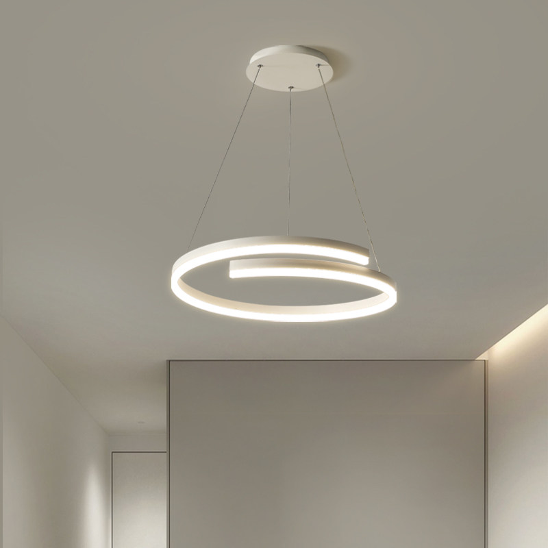 现代简约卧室led吊灯创意艺术设计师吊灯家用房间灯北欧餐厅灯具_虎窝淘