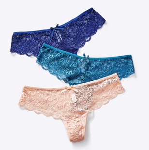 Women Sexy Lace Thongs Underwear Ladies Hipster Panties
