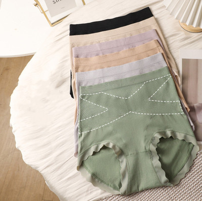 Women High Waisted Underwear Tummy Control Knickers Briefs