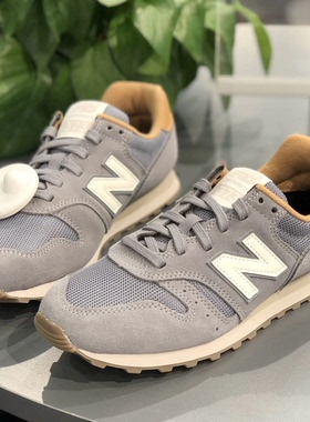 New Balance NB 373 复古织物牛皮跑步鞋 男女同款 灰色ML373WP2