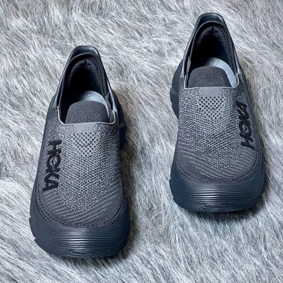HOKA ONE ONE Restore TC 越野跑步鞋男女同款 黑色1134532-BBLC图片