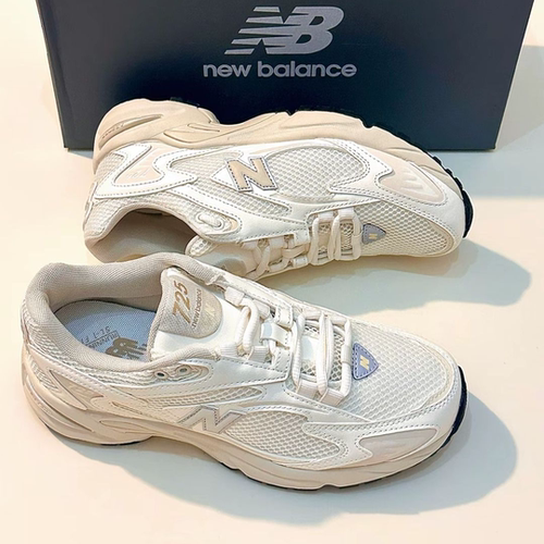 New Balance NB 725 舒适柔软低帮休闲鞋男女同款 米白色 ML725CH