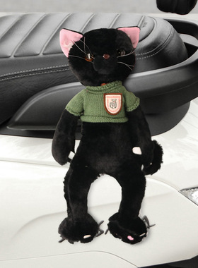 雅迪冠能c16电动车装饰品t60/c15公仔车尾毛绒玩偶挂件小配件摆件