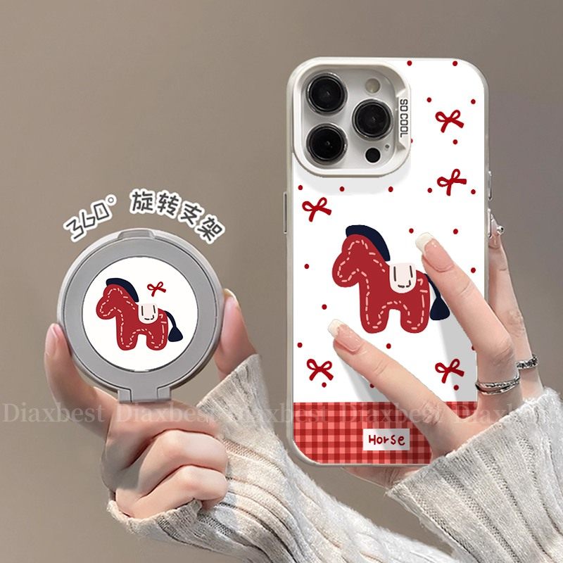 适用vivoy200手机彩银支架壳