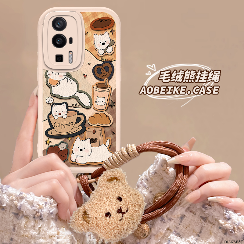 适用于红米K60手机壳猫咖