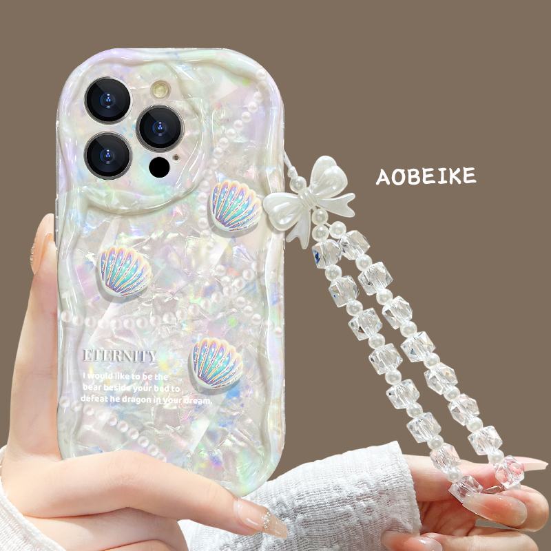 适用于苹果15手机壳15promax新款散热IP14pro立体防摔7/8p轻薄软硅胶链条女xs光油全包壳11小众ins风12高级感