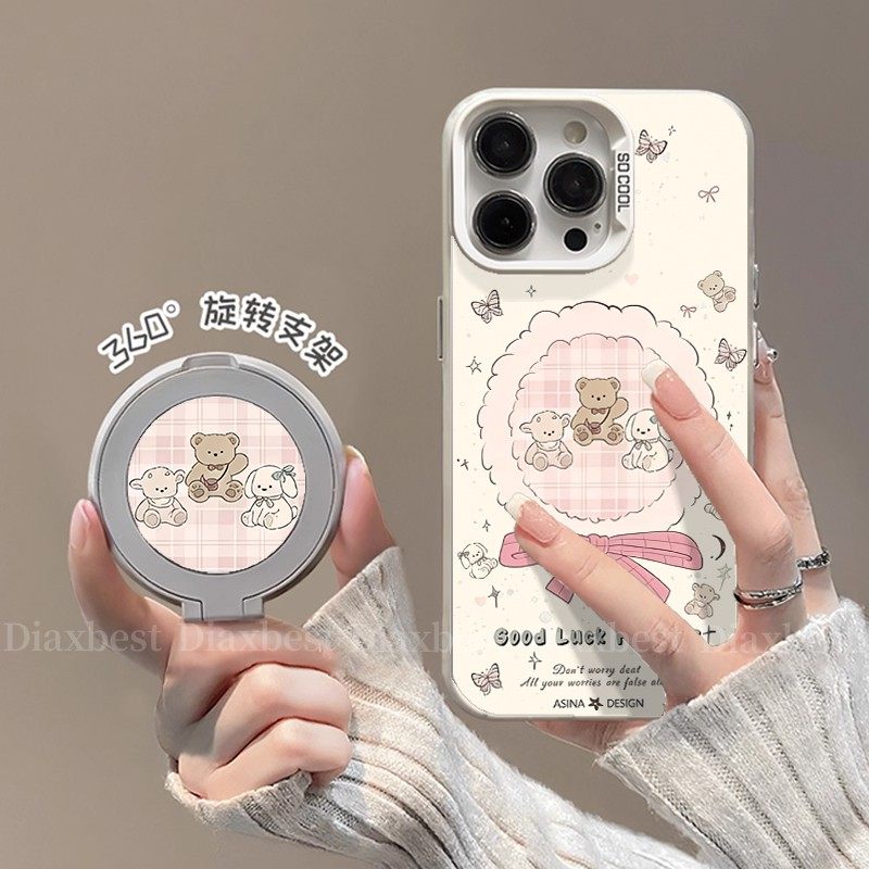 适用oppoa97手机彩银支架壳