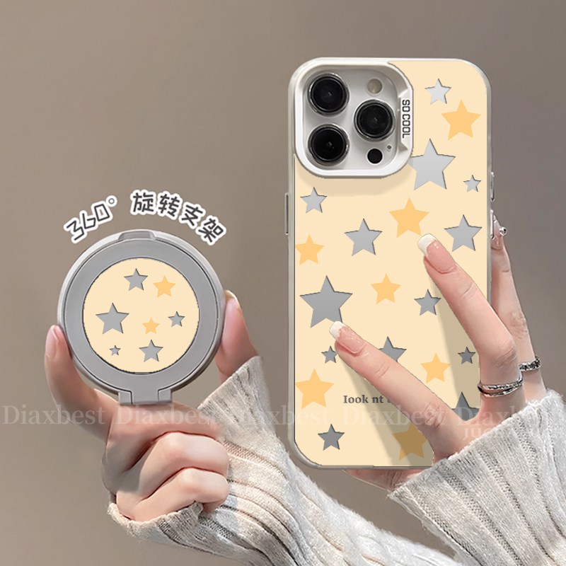 适用iqooz9x手机彩银支架壳