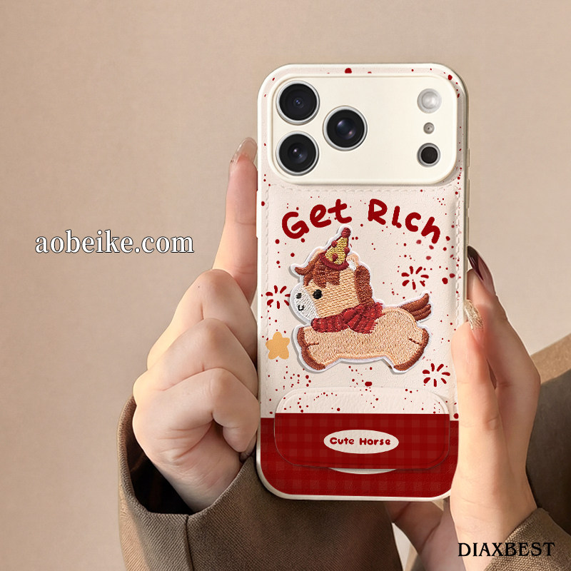 烟花小马适用于苹果17promax手机壳iPhone16Pro新