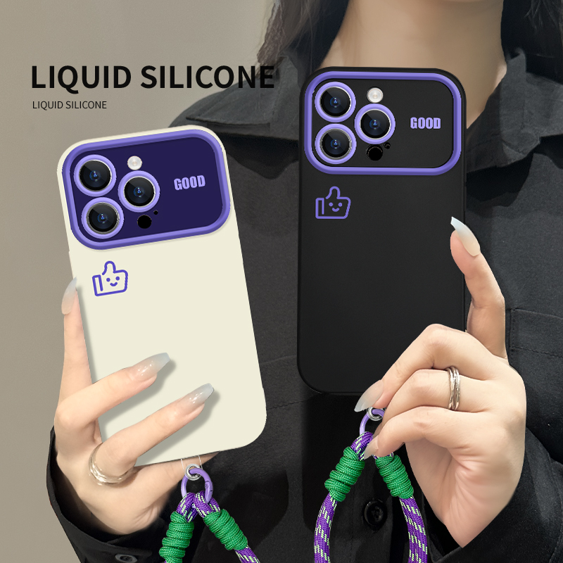 适用于新款大视窗手机壳简约清新